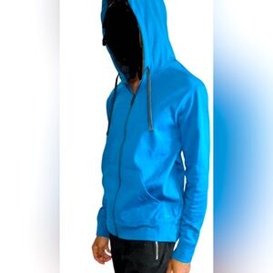 Champion athletic blue hoodie large